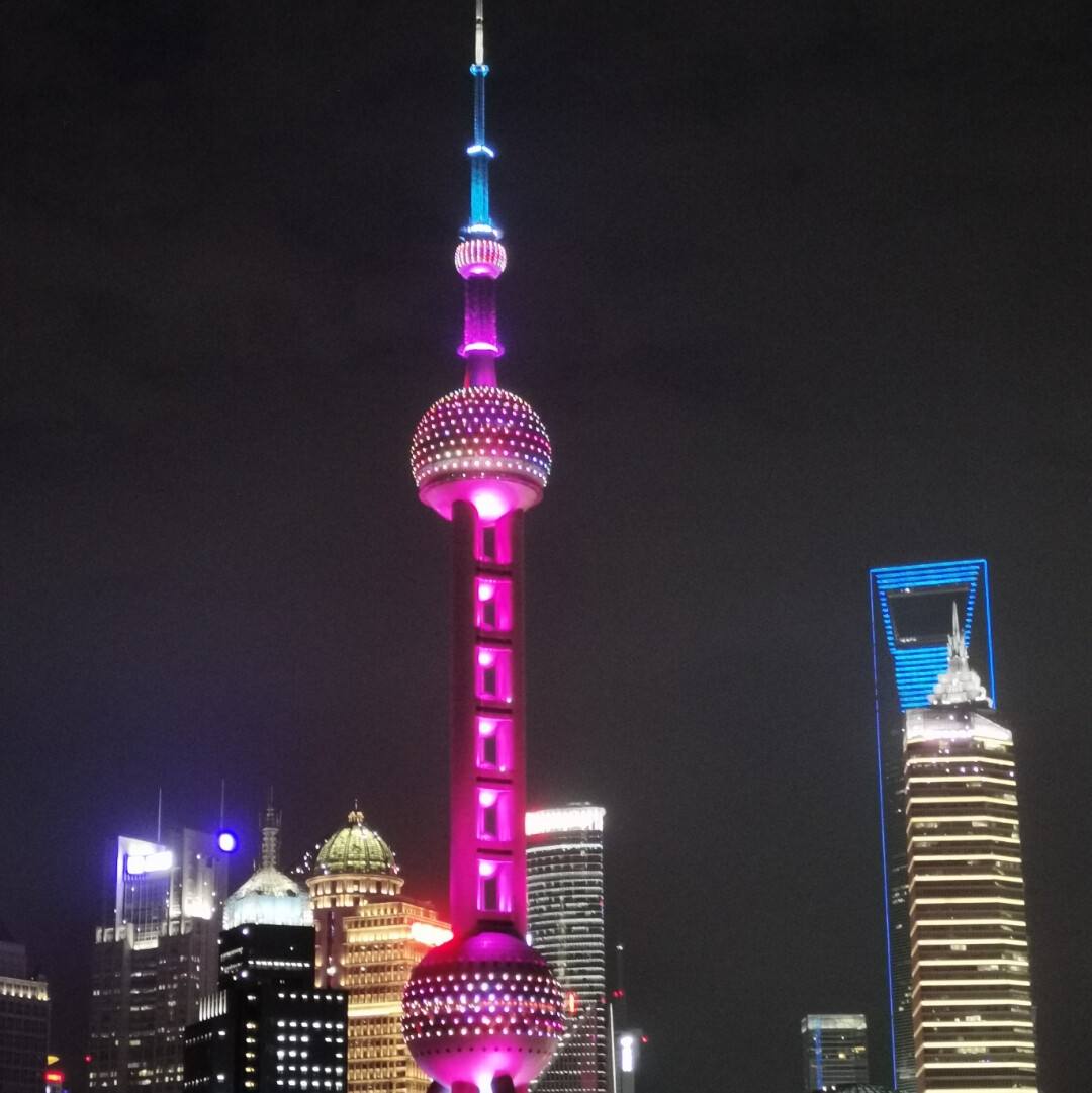 Oriental Pearl Tower, the Symbolic TV Tower of Shanghai